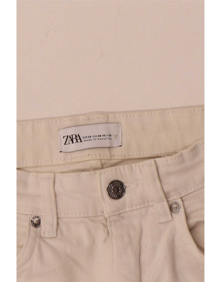 Zara ženske skraćene traperice EU 38 male W28 L25 bijele