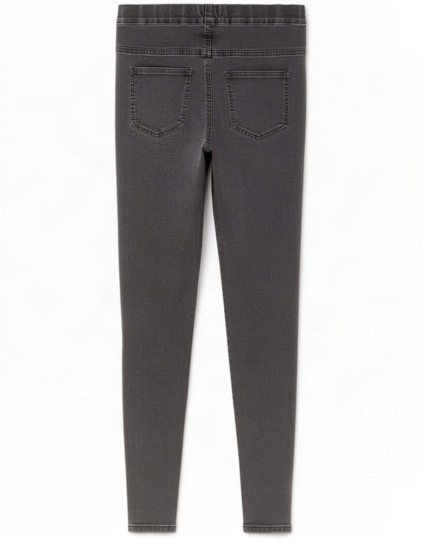 Marks & Spencer Womens Jegging Jeans UK 12 Medium W28 L27 Grey Cotton