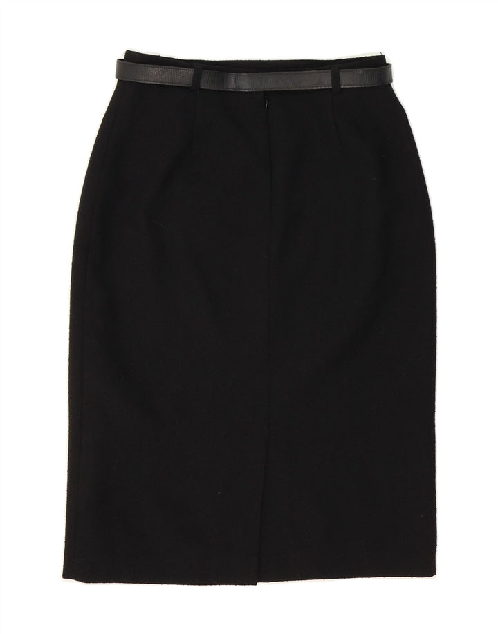 VINTAGE Womens Pencil Skirt UK 12 Medium W30  Black Vintage Vintage and Second-Hand Vintage from Messina Hembry 