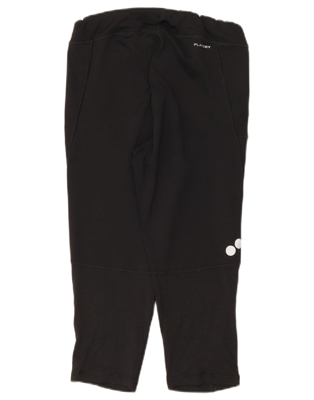 Reebok ženske kapri tajice UK 8/10 male crne poliesterske