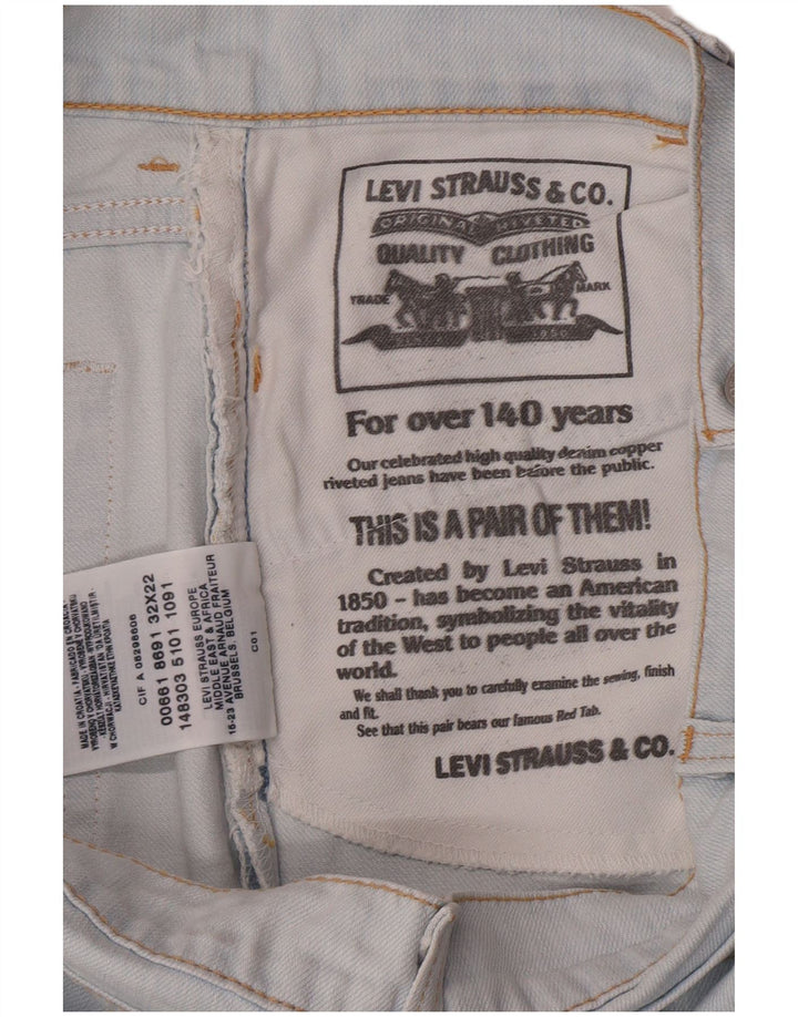 Levi's ženska traper suknja W32 veliki plavi pamuk