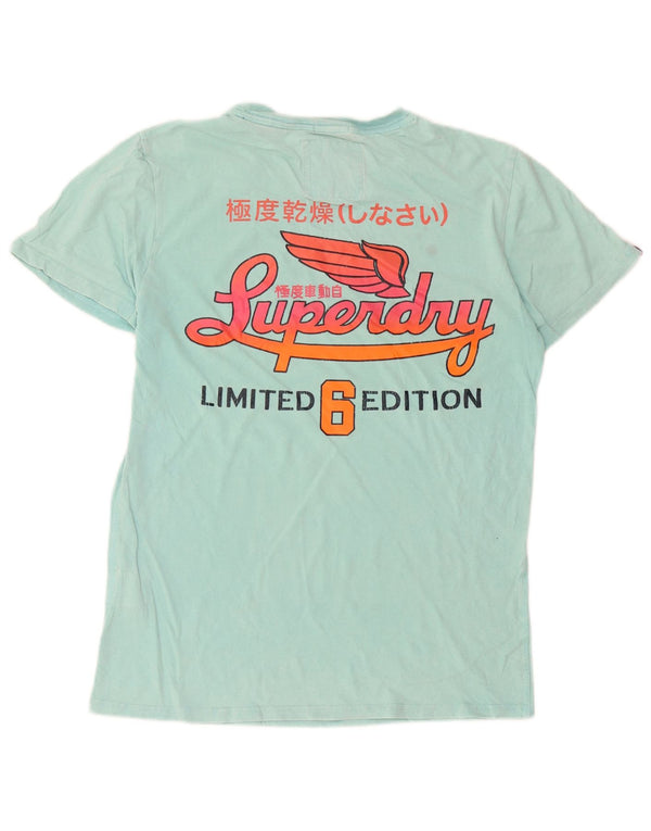 Superdry muška majica kratkih rukava s grafičkim motivima, mali tirkizni pamuk