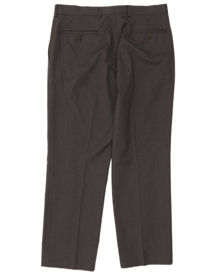 Ted Baker Muško rastezljivo dvodijelno odijelo s 2 gumba UK 42 XL W36 L30 Siva vuna