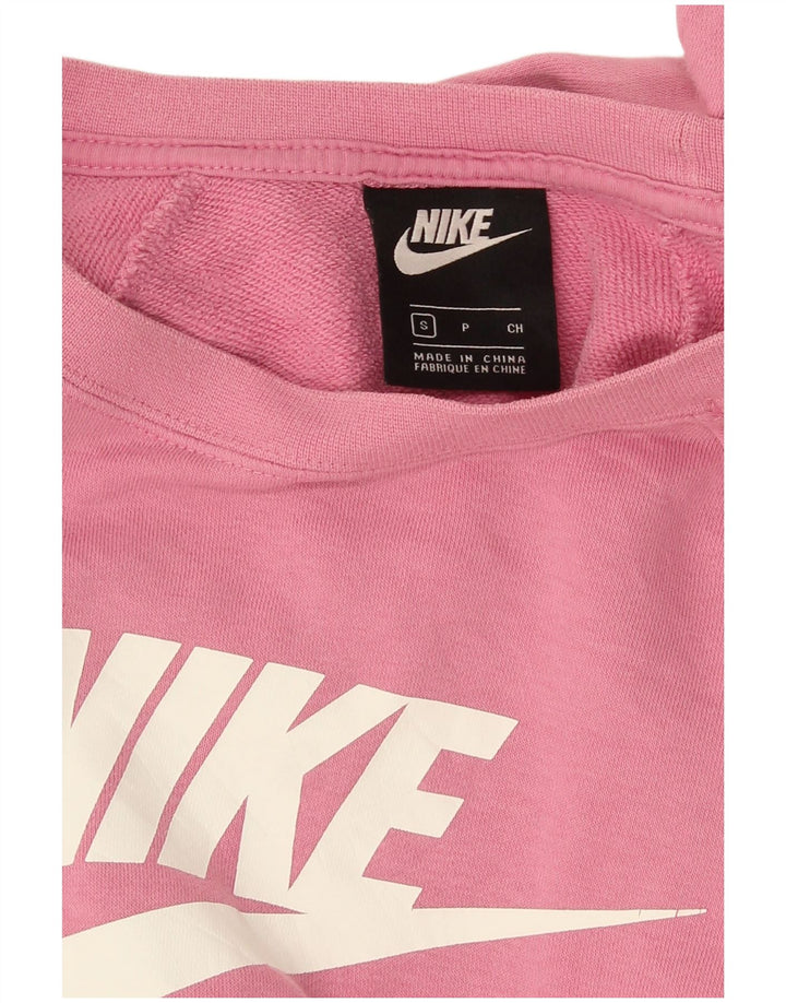 Nike ženski džemper s grafičkim motivima UK 10 mali ružičasti