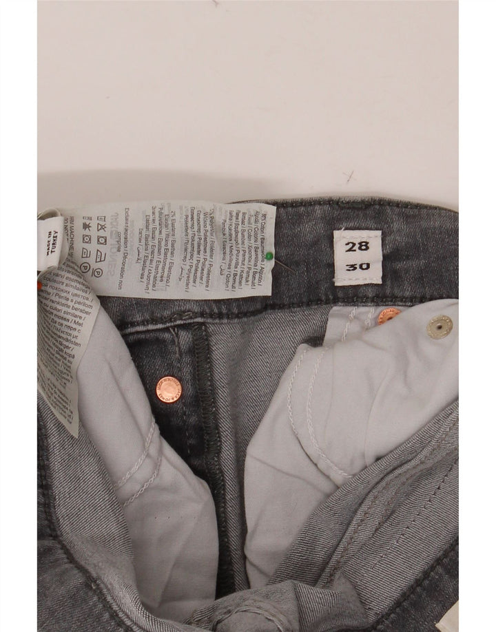 JACK & JONES Muške uske traperice W28 L30 sivi pamuk