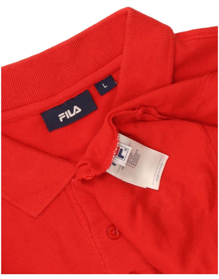 Fila muška polo majica velika crvena pamuk