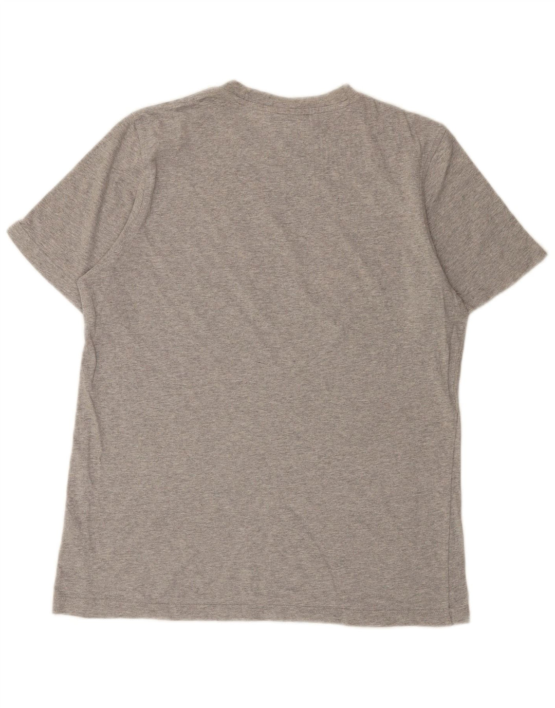 ADIDAS Mens Graphic T-Shirt Top Medium Grey Cotton
