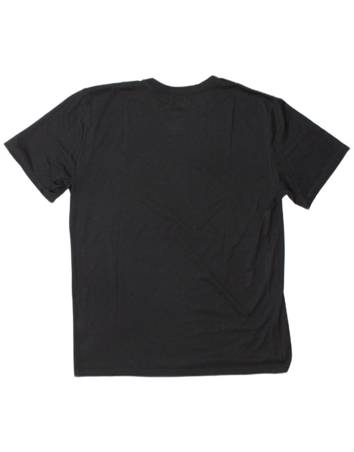 Nike Dri Fit Graphic T-Shirt Top Veliki crni poliester