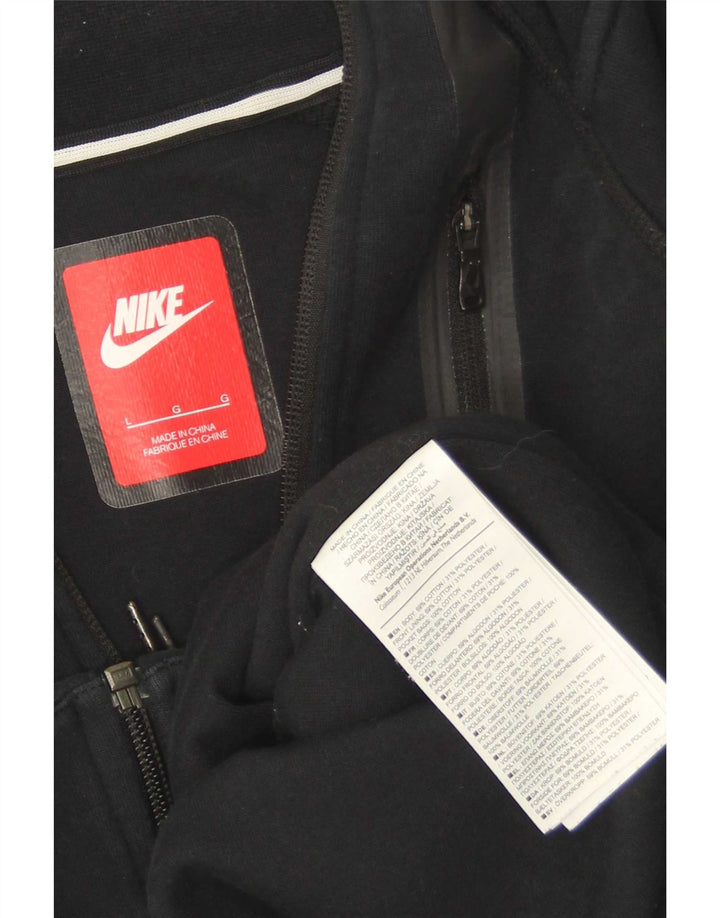 Nike ženska gornja jakna za trenirku UK 14 velika crna pamuk