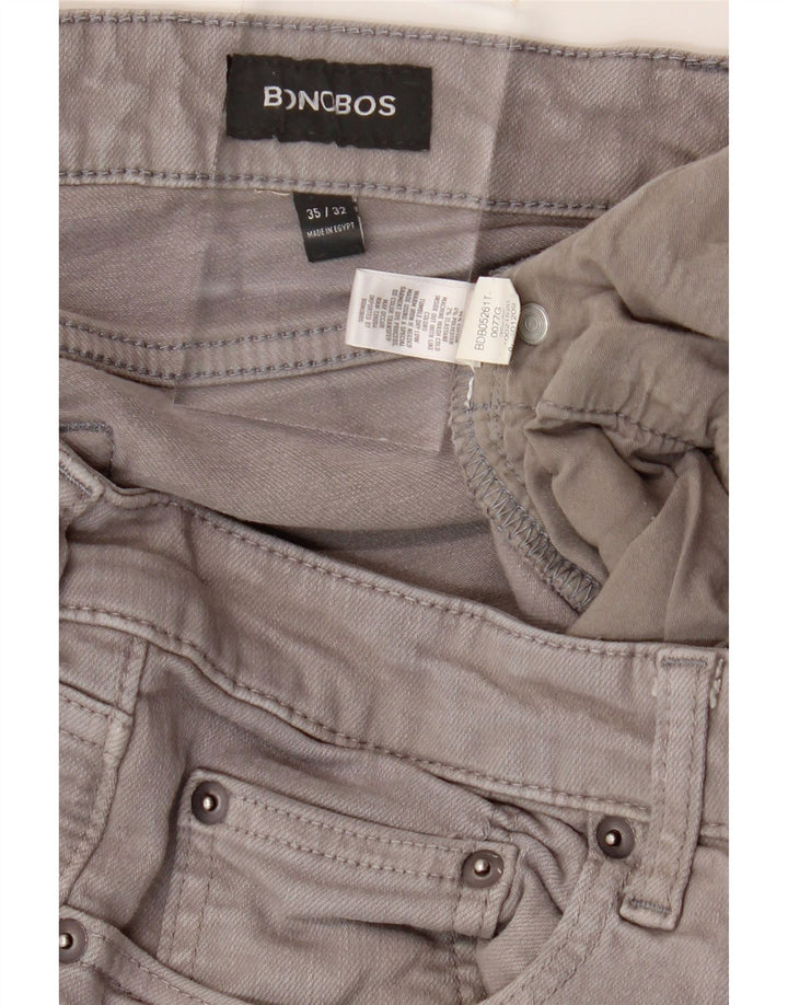 BONOBOS Mens Slim Jeans W35 L32 Grey Cotton Vintage BONOBOS and Second-Hand BONOBOS from Messina Hembry 