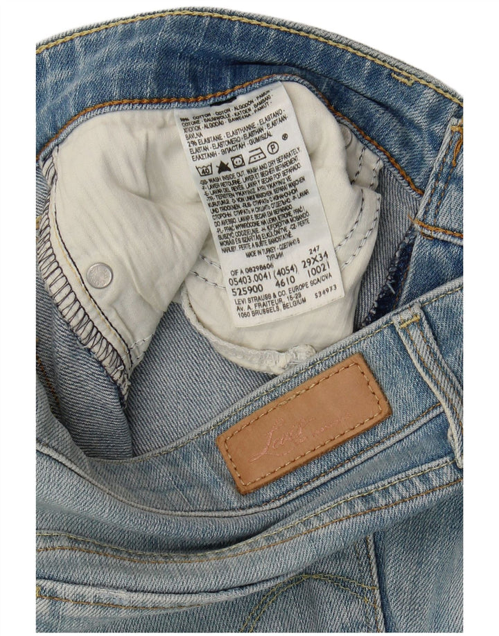 Levi's uske traperice blagih oblina W29 L34 plavi pamuk