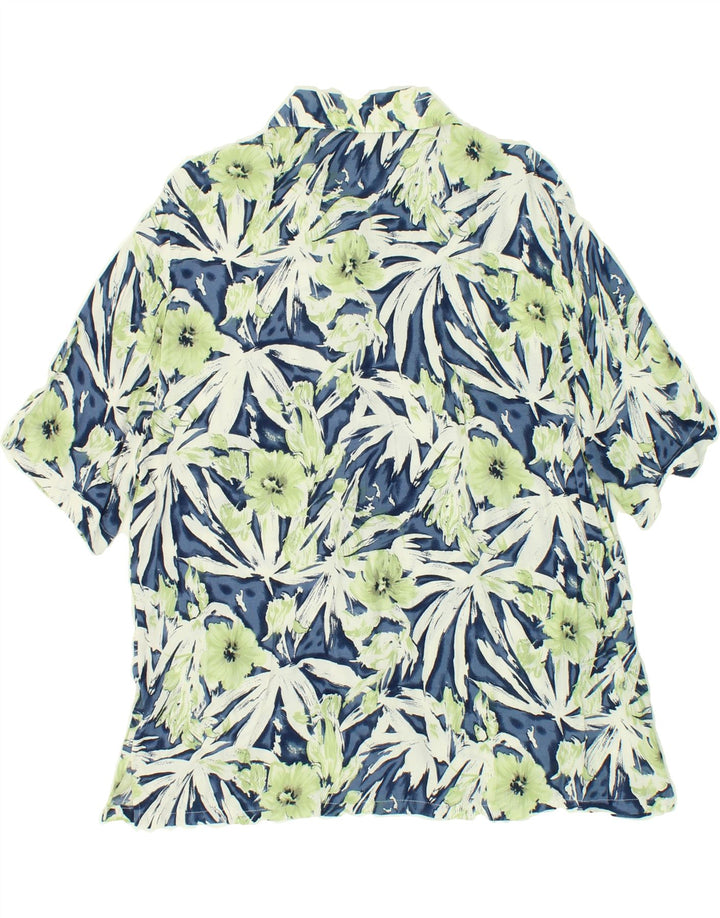 FRANKENWALDER Womens Short Sleeve Shirt IT 46 Large Multicoloured Floral Vintage Frankenwalder and Second-Hand Frankenwalder from Messina Hembry 