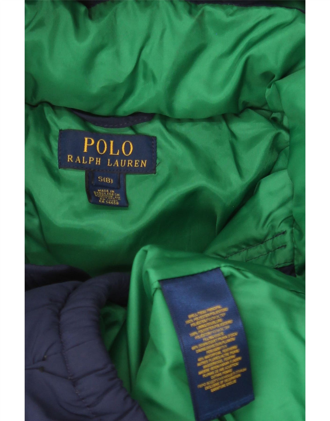 POLO RALPH LAUREN Podstavljena jakna s kapuljačom za dječake 7-8 godina, mala tamnoplava