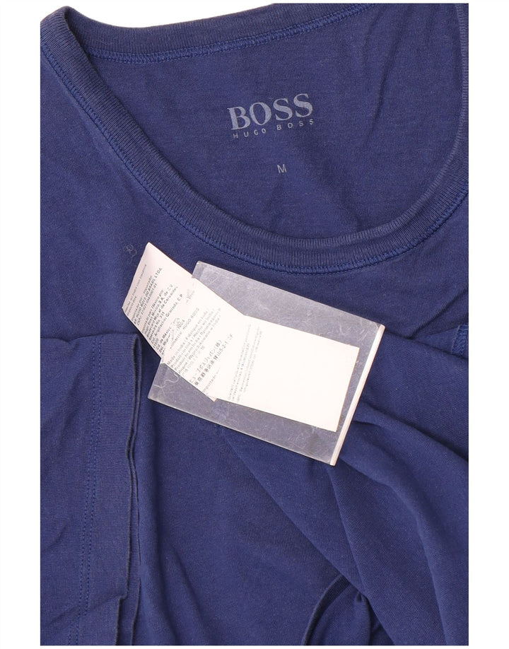 HUGO BOSS Muška majica kratkih rukava srednje tamnoplavi pamuk