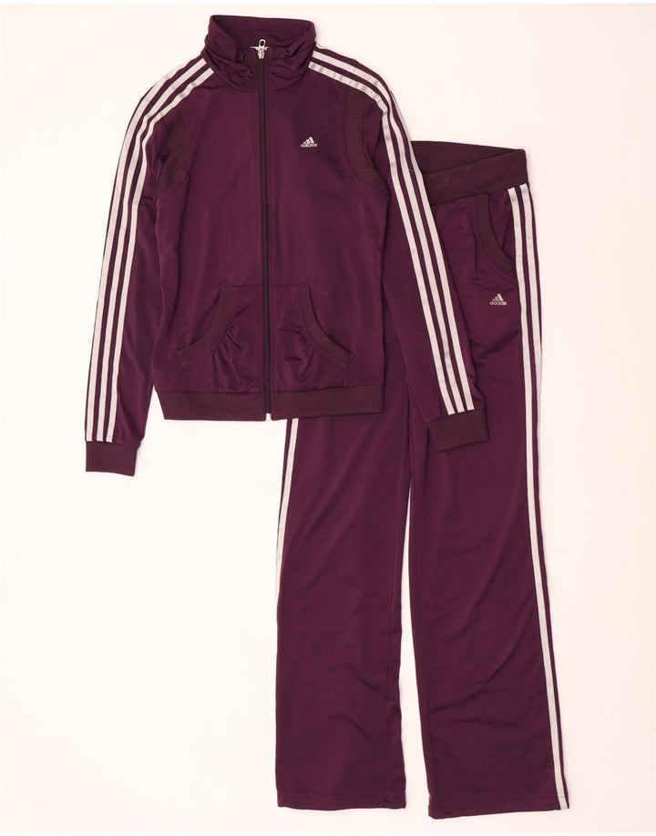 Adidas ženska puna trenirka UK 12 srednje ljubičasta poliester
