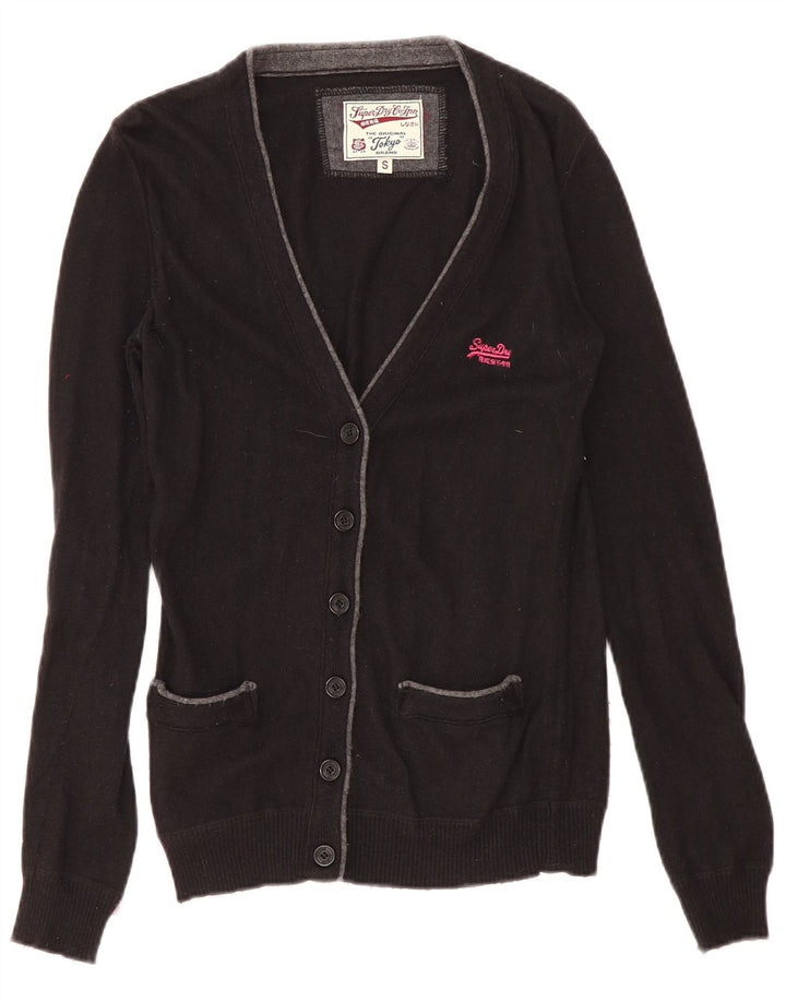 Superdry ženski kardigan džemper UK 10 mali crni