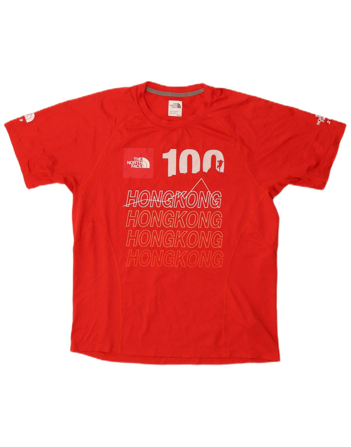Muška majica The North Face Hong Kong Graphic T-Shirt Srednji crveni poliester
