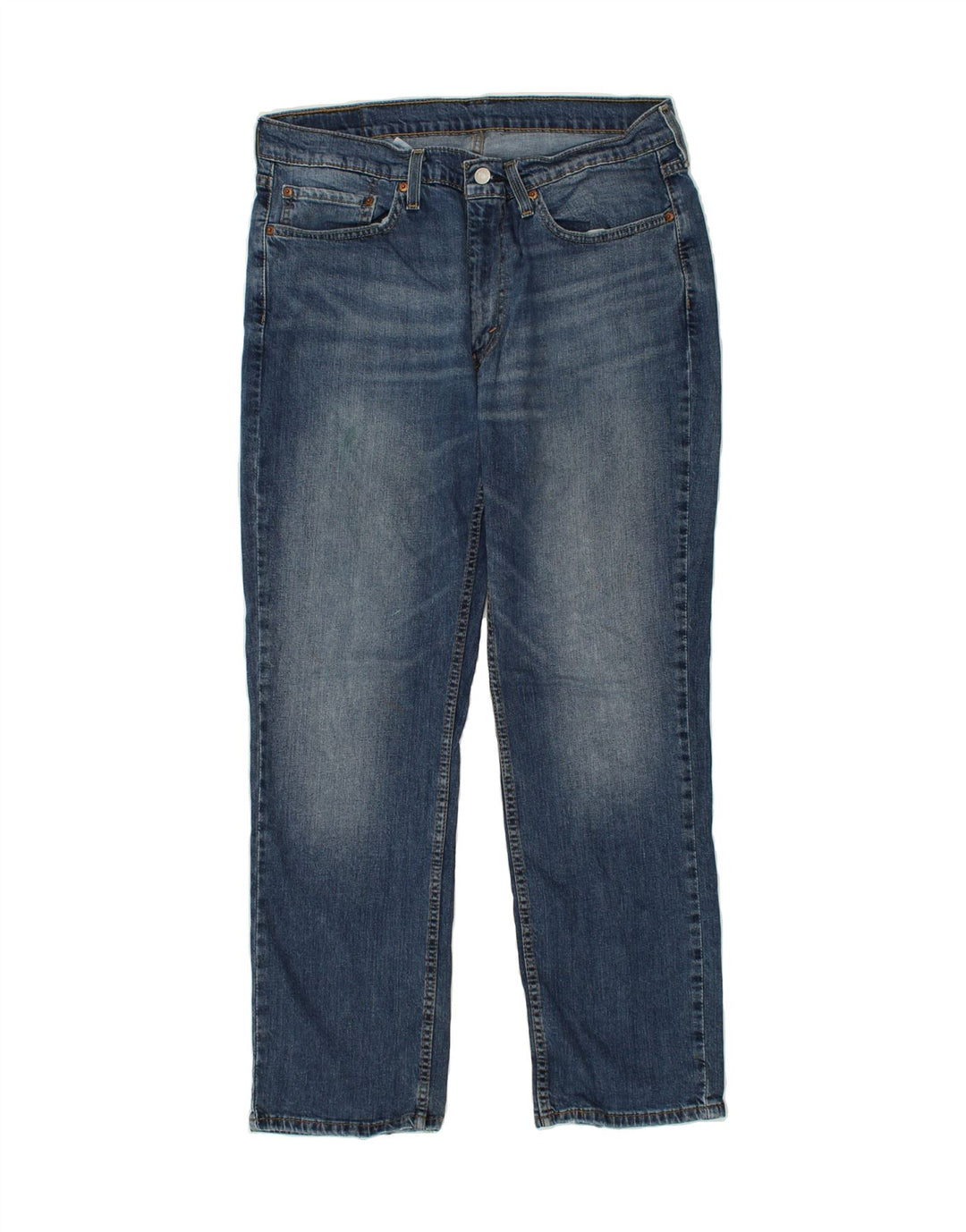 LEVI'S Mens 514 Straight Jeans W36 L30 Blue Cotton Vintage Levi's and Second-Hand Levi's from Messina Hembry 
