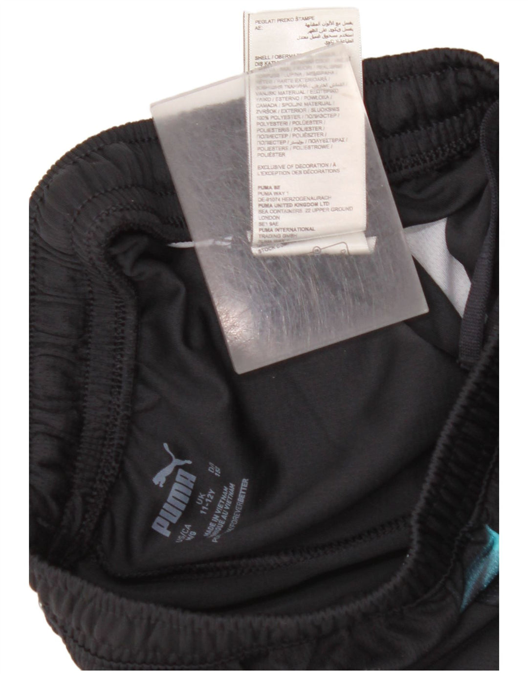 PUMA Sportske kratke hlače Manchester City za dječake 11-12 godina crne boje