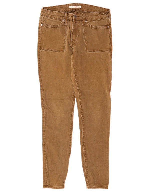 LEVI'S ženske 711 uske traperice W27 L28 bež pamuk