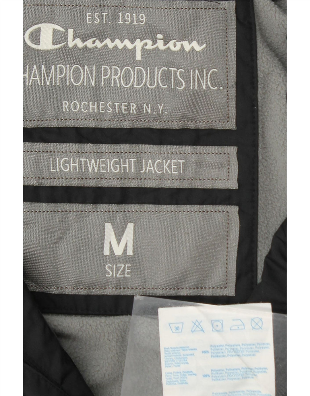 CHAMPION Muška bomber jakna s kapuljačom NY Rochester UK 38 srednje crna