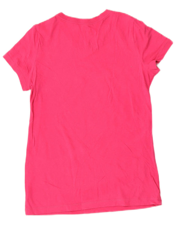 Nike Girls Graphic T-Shirt Top 12-13 Years Large Pink