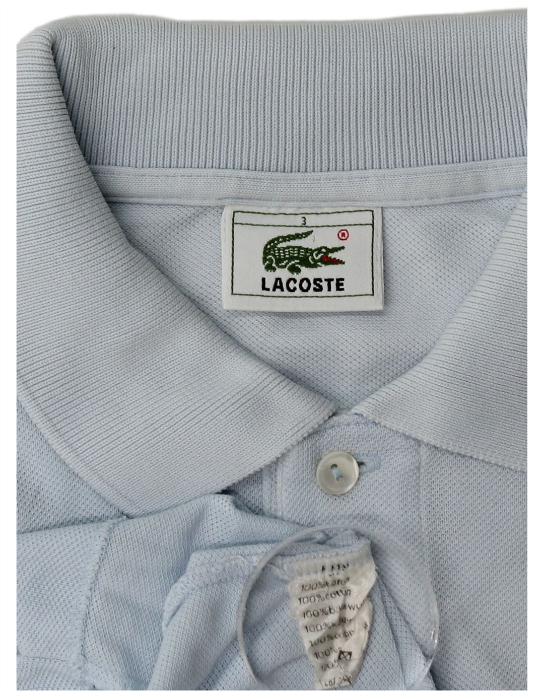 Lacoste muška polo majica veličina 3 mala plava pamučna