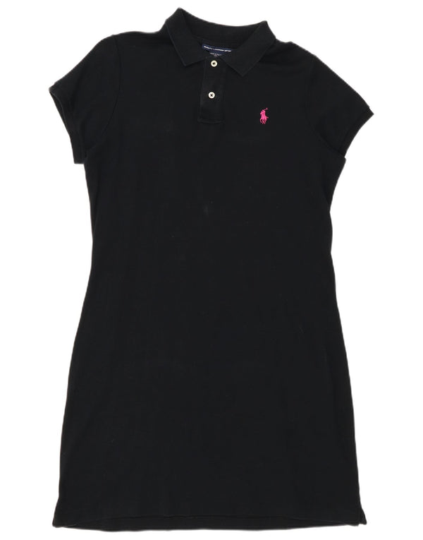 Ralph Lauren ženska polo haljina UK 16 Veliki crni pamuk