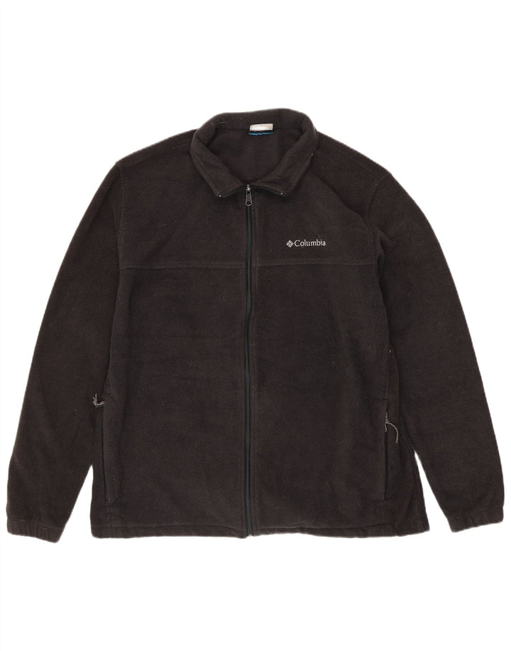 COLUMBIA muška jakna od flisa UK 42 XL crni poliester