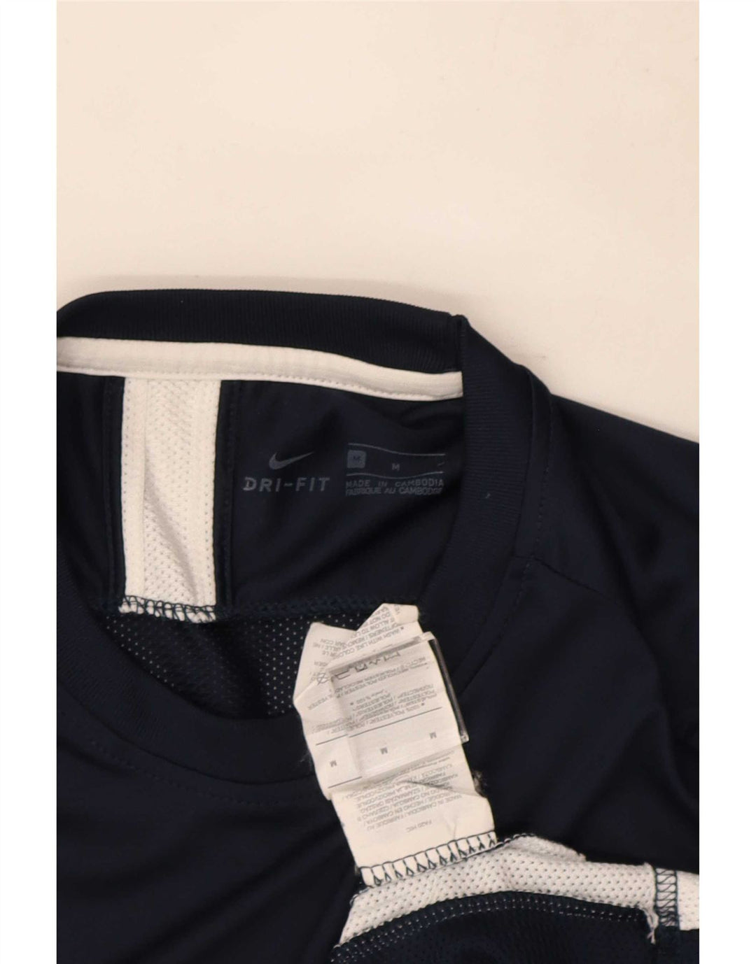 Nike Dri Fit T-Shirt Top srednje tamnoplave poliesterske boje