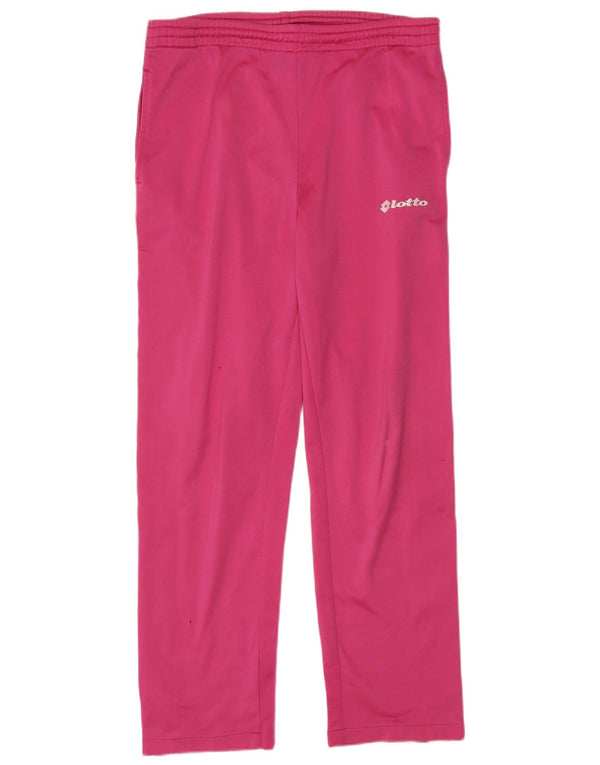 Lotto Ženske Graphic Trenirke Hlače UK 14 Large Pink Colourblock