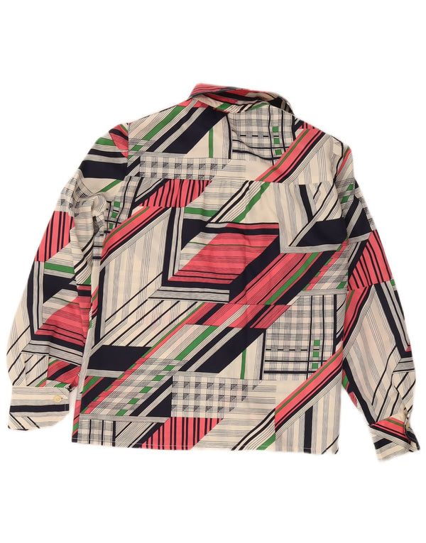 Vintage ženska košulja UK 12 srednje raznobojna patchwork