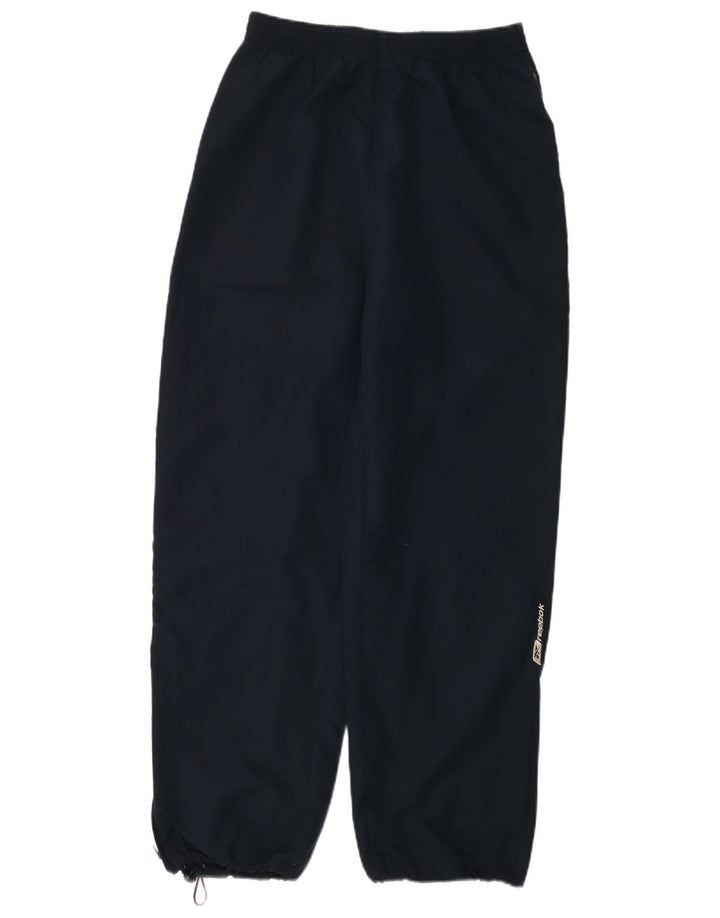 Reebok muške trenirke Hlače Joggers Medium tamnoplavi poliester