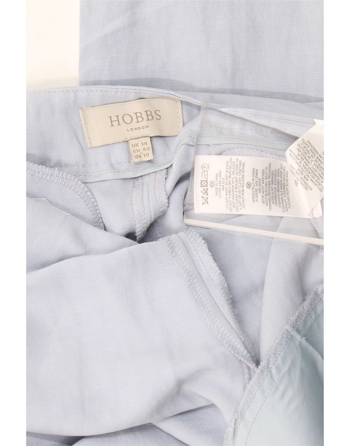 HOBBS Ženske sužene chino hlače visokog struka UK 14 Large W34 L28 Plave
