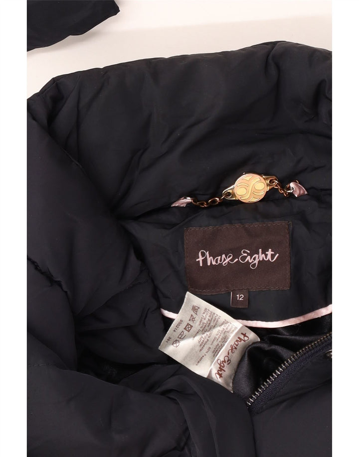 Phase Eight ženski podstavljeni kaput UK 12 Srednji tamnoplavi poliester