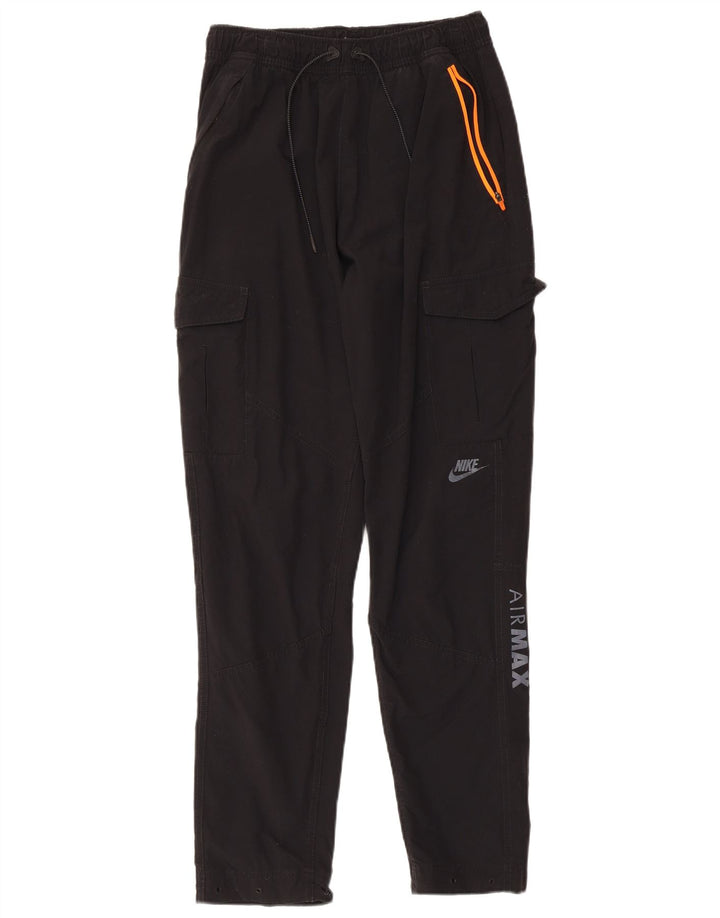 Nike muške Graphic Joggers Cargo Hlače srednje W30 L30 crni najlon