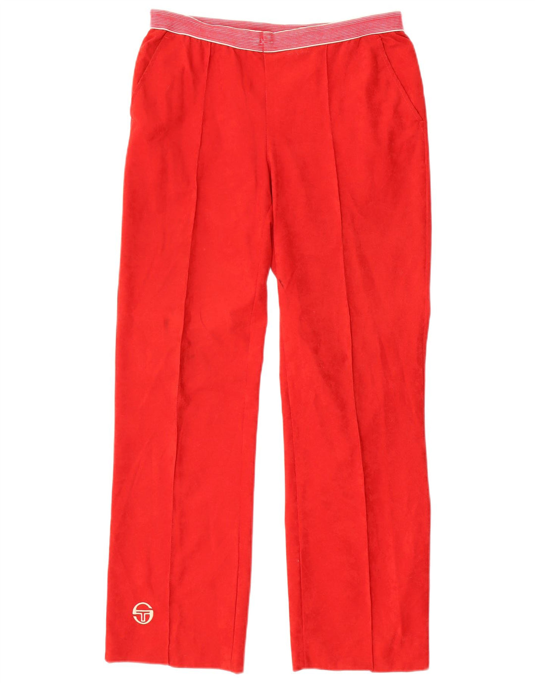 SERGIO TACCHINI Ženska trenirka hlače IT 48 XL W34 L29 Crveni triacetat
