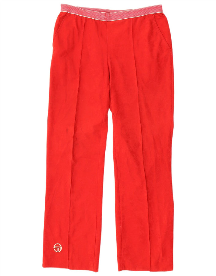 SERGIO TACCHINI Ženska trenirka hlače IT 48 XL W34 L29 Crveni triacetat
