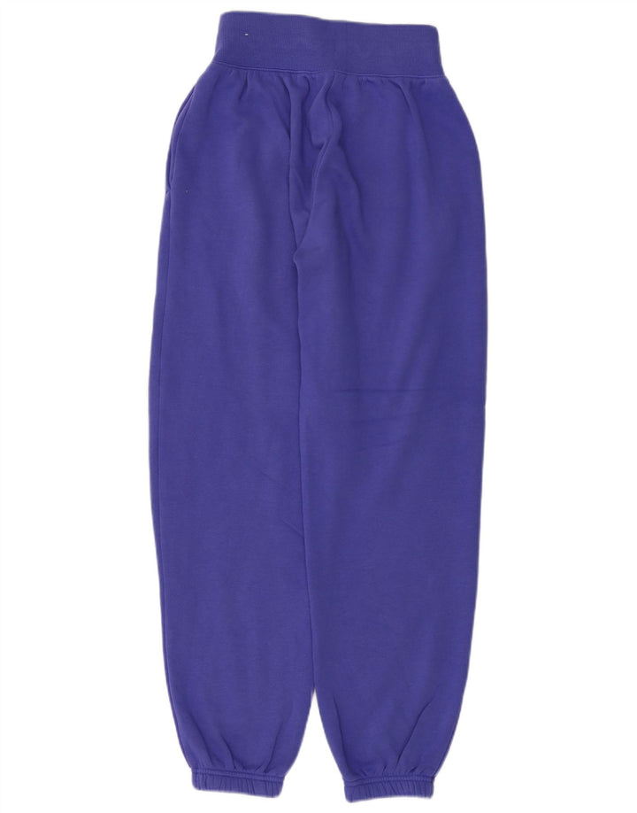 NIKE Ženska trenirka Hlače Joggers UK 4 XS Plavi pamuk