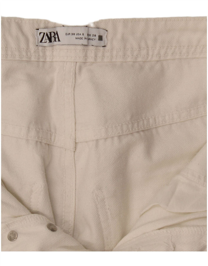 Zara ženske ravne traperice EU 38 male W28 L29 bijele