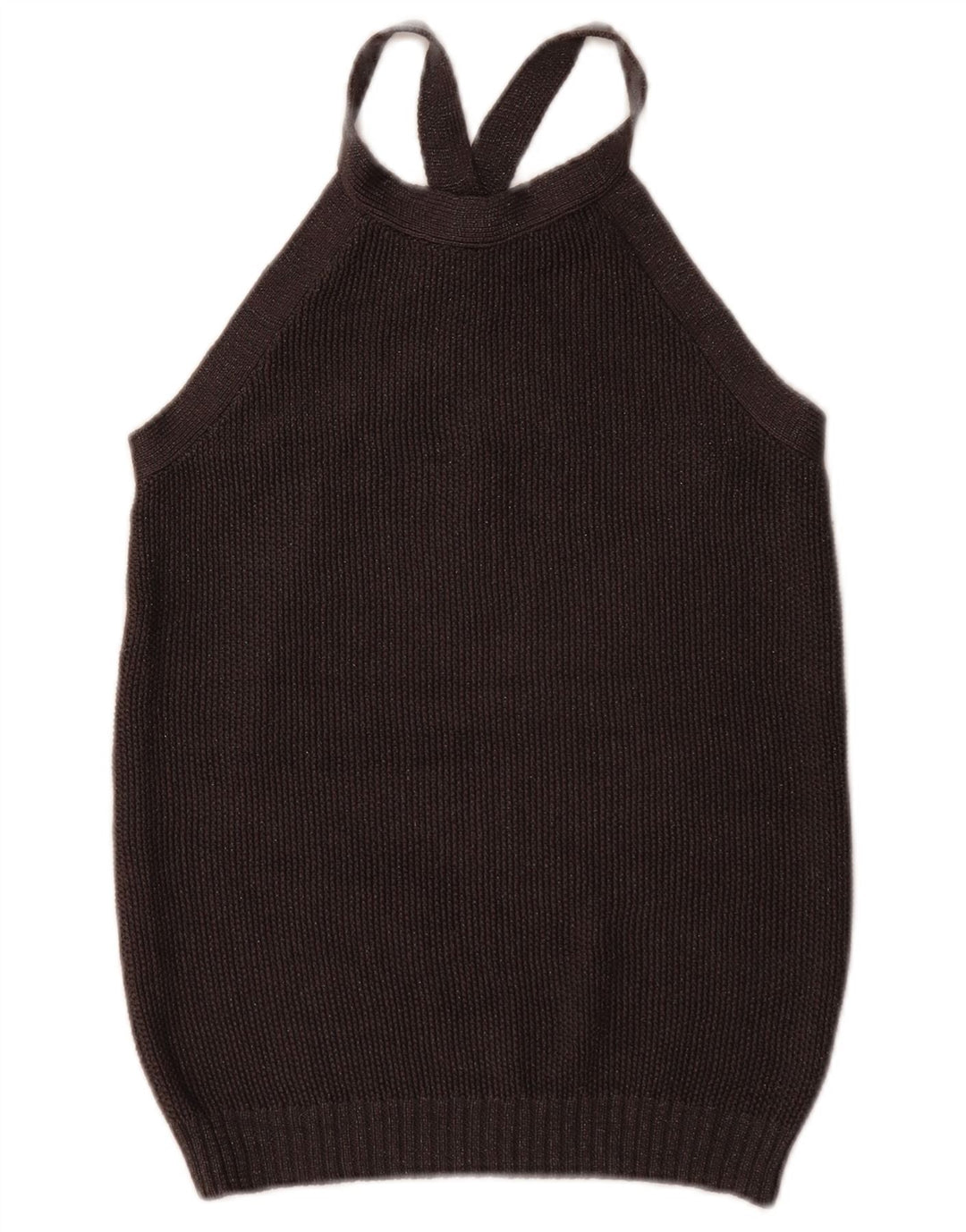 Massimo Dutti ženski prsluk bez rukava UK 12 srednje crna svila