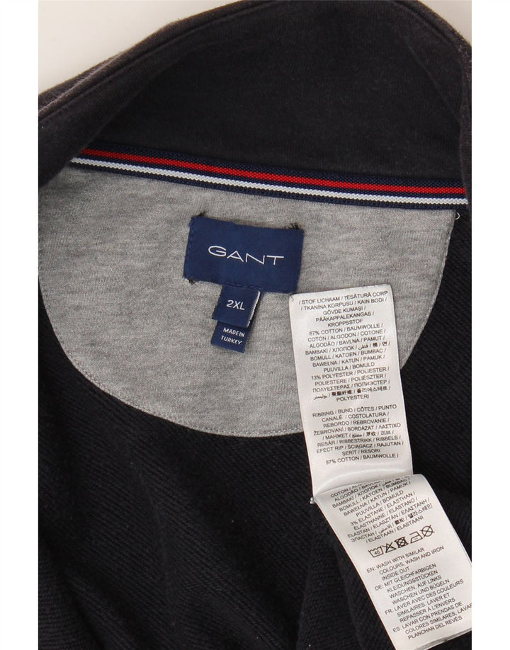 GANT muška trenirka gornja jakna 2XL tamnoplavi pamuk