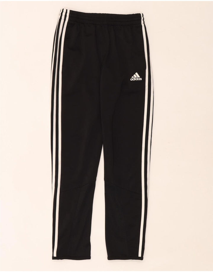 Adidas Hlače za trenirku za dječake 11-12 godina crne poliesterske