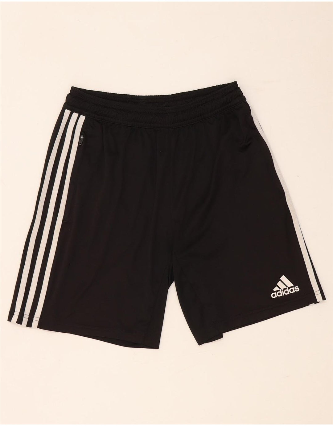 Sportske kratke hlače Adidas Climalite za dječake 13-14 godina, crni poliester