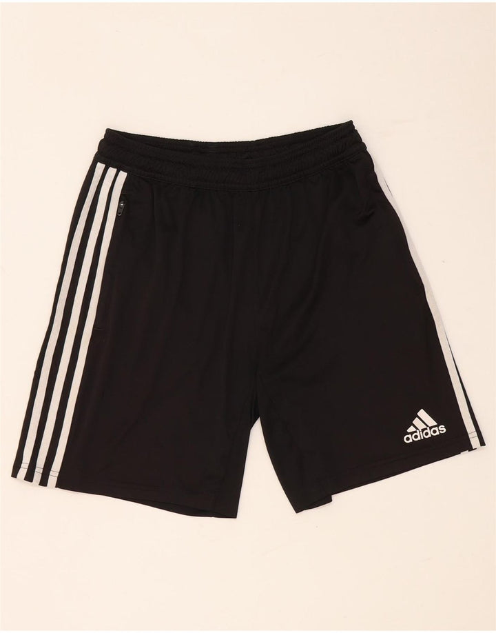 Sportske kratke hlače Adidas Climalite za dječake 13-14 godina, crni poliester