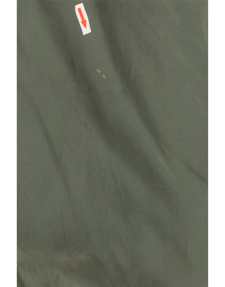 Vintage muška bomber jakna UK 40 velikih zelenih blokova u boji