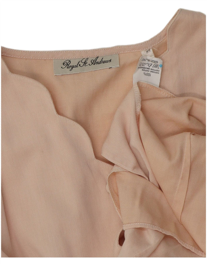 Vintage ženska košulja bluza IT 44 srednje ružičasti pamuk