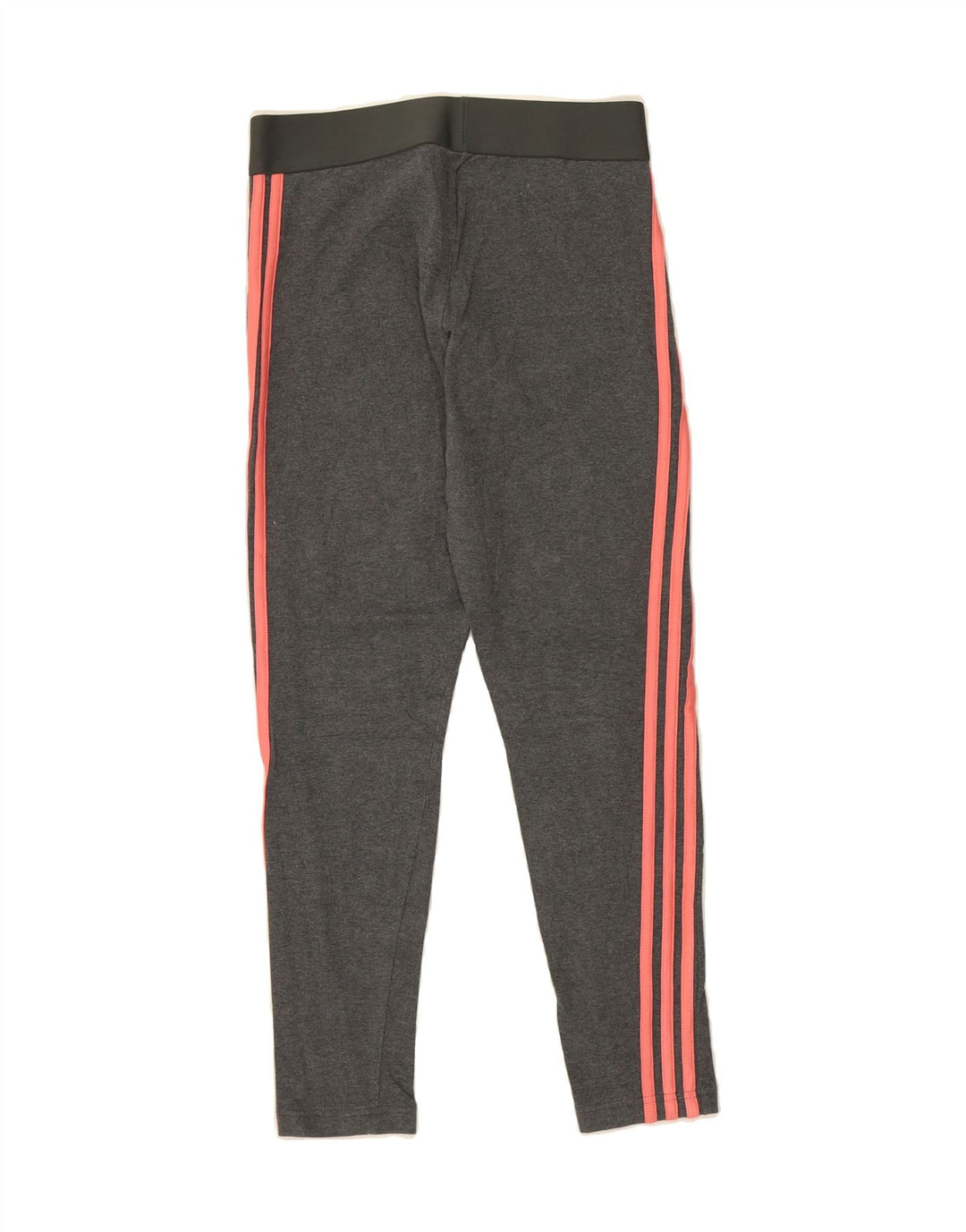 ADIDAS Womens Leggings UK 12/14 Medium  Grey Cotton Vintage Adidas and Second-Hand Adidas from Messina Hembry 