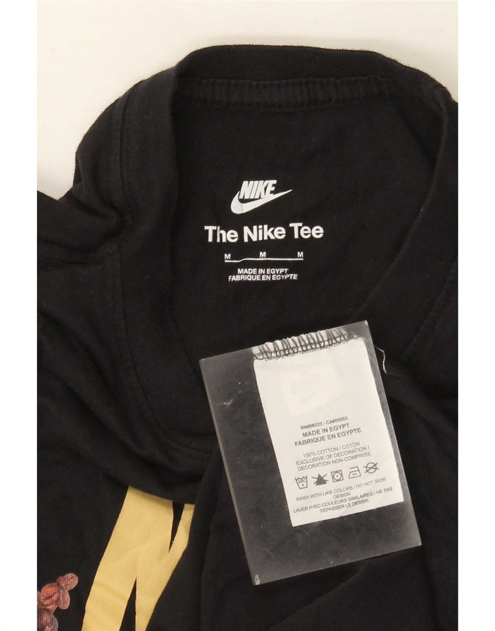 Nike Muška majica kratkih rukava srednje veličine crni pamuk