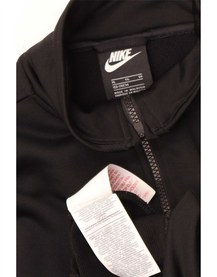 Nike Boys Trenirka Gornja jakna 13-14 godina XL crni poliester